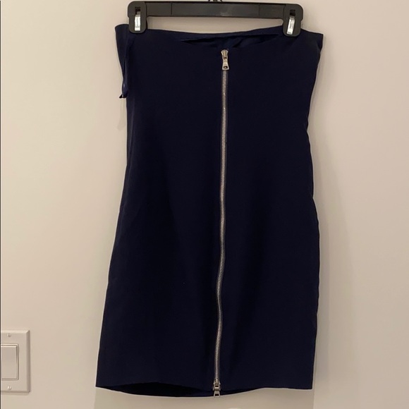 Jenni Kayne navy blue, sexy strapless dress! - Picture 2 of 2